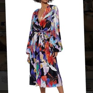 Rebecca Vallance Multicilor Midi Dress